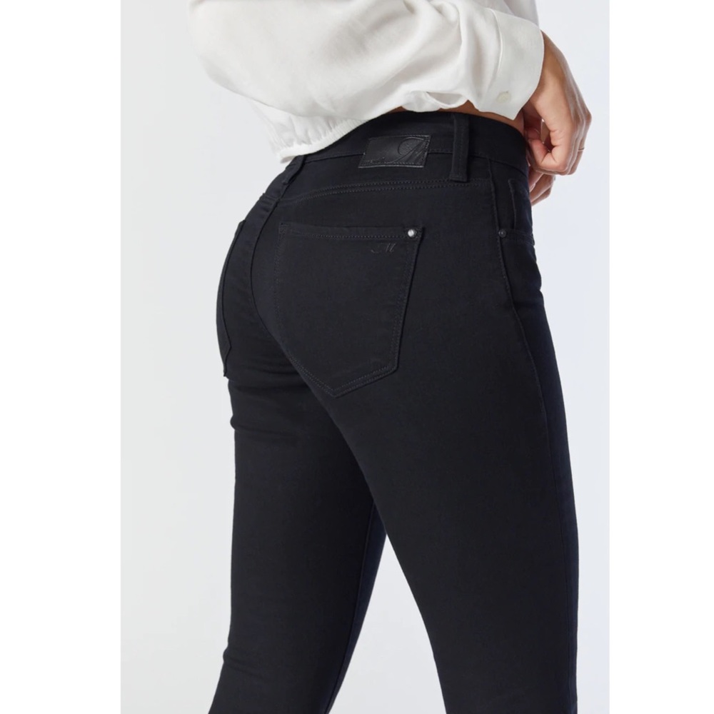 Mavi Alexa Mid-Rise Skinny Jeans - Black Tribeca - 27
